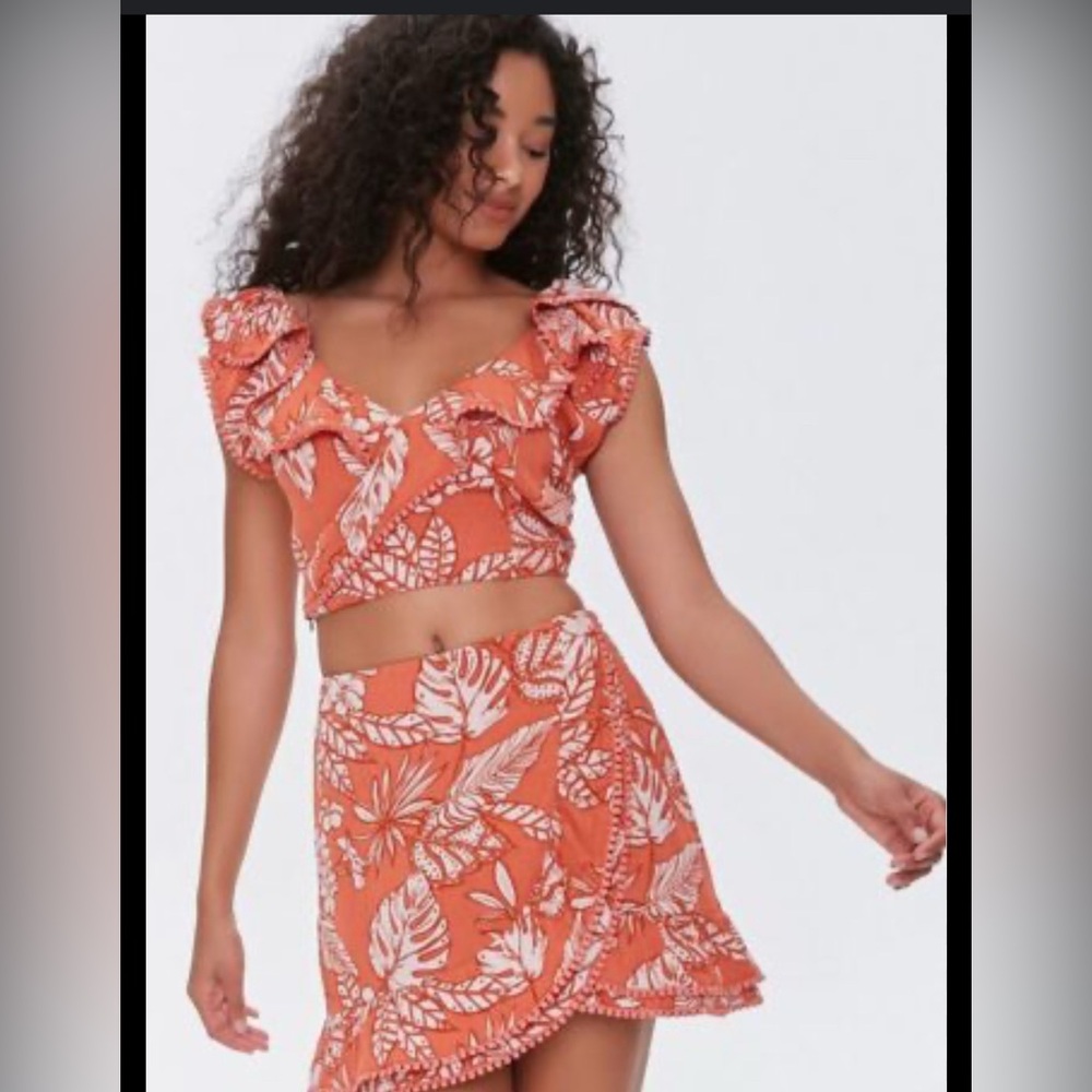 NWT 2pc forever 21 medium skirt set 1708